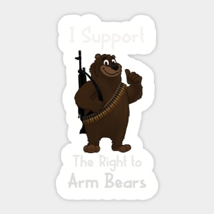 Bear arms Sticker